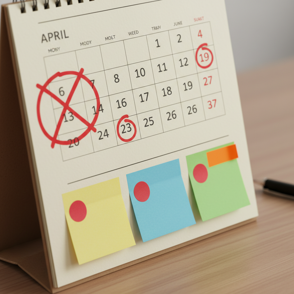 Tax calendar schedule